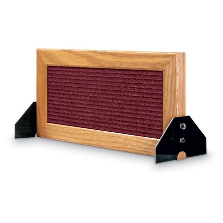 United Visual Products Indoor Enclosed Combo Board, 48"x36", Gold Frame/Burgundy & Forbo UVCB4836G-BURGUN-FORBO